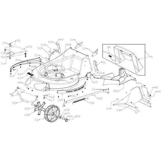 Masport 21" Alloy Mulch Plug 773059