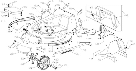 Flap Assy-Steel,Contractr Blk  #764454
