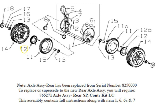 Masport Gear Driving 45 Teeth 571272