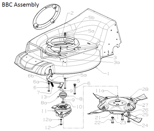 Masport blade brake clutch unit 5915-37