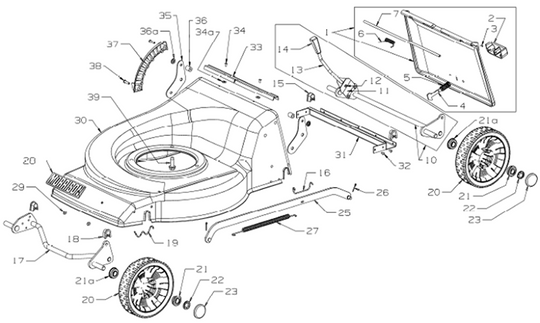 Masport/Morrison 175Mm Wheel 564552