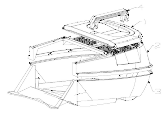 Catcher-Top Half 18" 579117