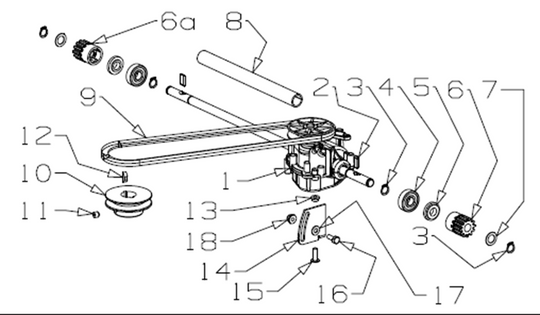 Masport belt-v hc vextra xpz 772 gates