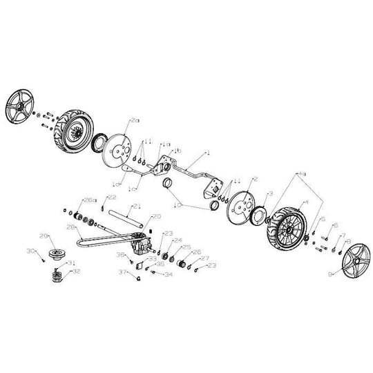 Masport Wheel 220Mm Self Propelled 579070