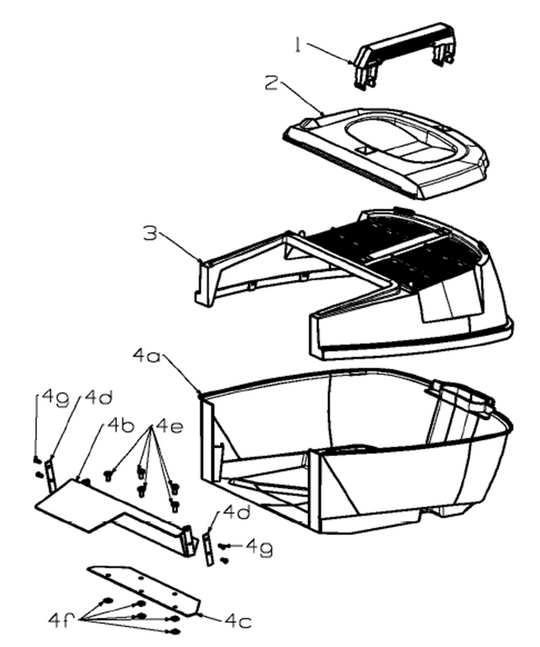 Genuine Morrison CATCHER ASSY-18"SP BLK
