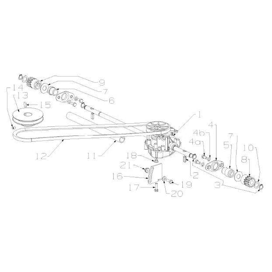 Masport 567358 Gearbox- Single Sp Synchro