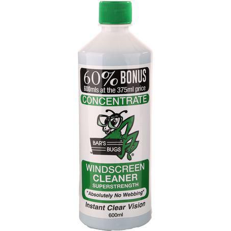 BB600 – Bar’s Bugs Windscreen Cleaner 600 ml Concentrate