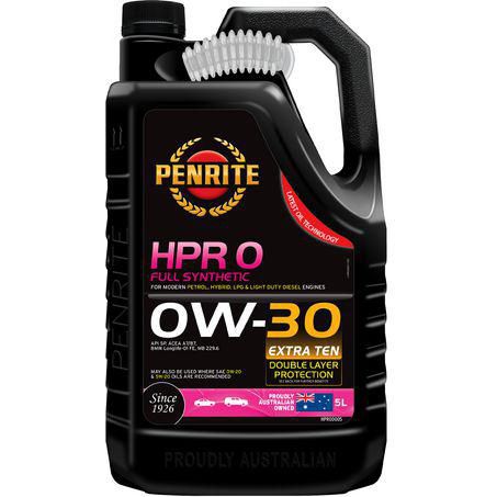 Penrite HPR 0 0W-30 Full Synthetic Engine Oil 5L | Petrol & Diesel | HPR00005