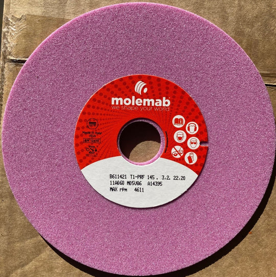 Grinder Disc, Molemab 145 X 3.2 X 22.3 For 1/4 .325 3/8Lp