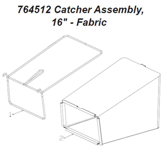 Morrion / Masport Catcher Assy-Bag Plain 16" Blk