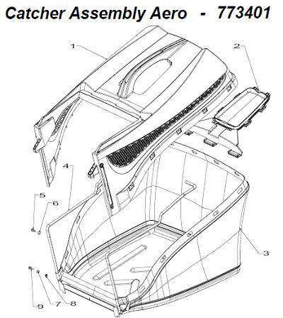 Masport 19" & 21" Aero Catcher Assembly
