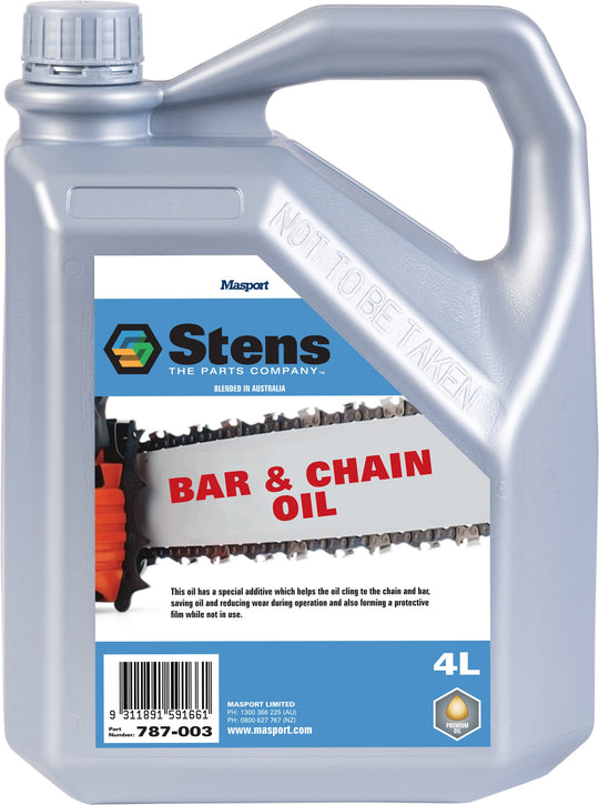 Stens Bar & Chain Oil - 4 Litre