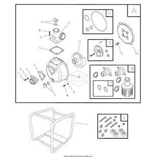 Briggs And Stratton 3" Pump Seal Kit 198158Gs