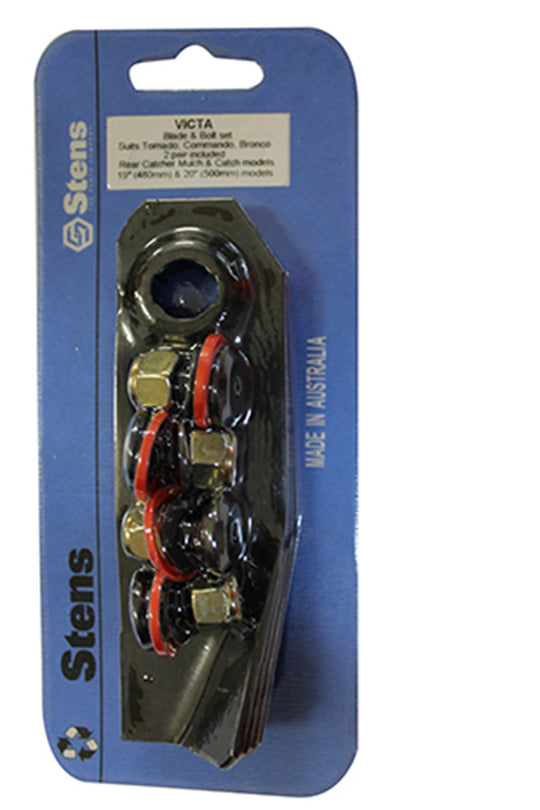 Victa 19" Blade Kit Ca09393S, Ca09319S, Ca09470S (4 pack)