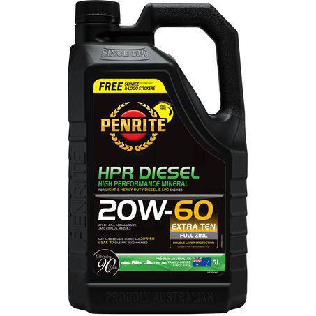 Penrite HPR Diesel 20W-60 Engine Oil – 5L (HPRD005)