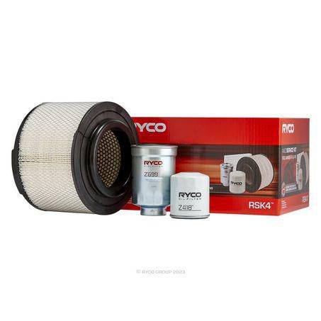 Ryco RSK4 4WD Filter Service Kit for Ford & Mazda Turbo Diesel