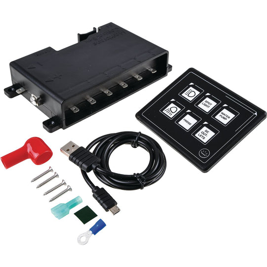 Drivetech 4X4 6-Way Touch Switch Panel with Bluetooth Control DT-SWP06