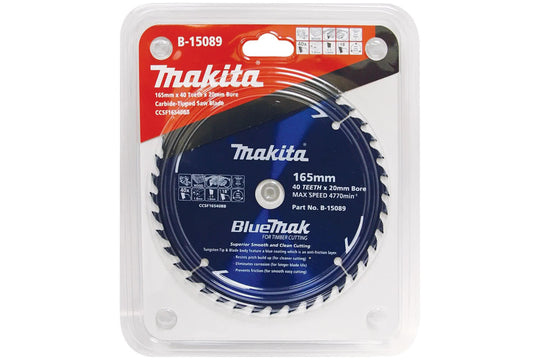 Makita BLUEMAK blades for Mitre saws - B-15300 255 x 30 x 64T