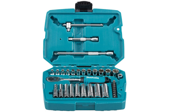 Makita Ratchet & Socket Set - (34pcs -  1/4") - OBSOLETE