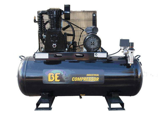 Be - 160L Air Compressor - Industrial Belt Drive (3.5Hp)