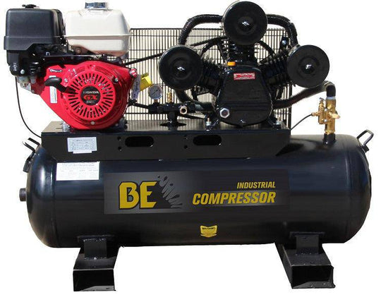 Be 160L Petrol Air Compressor - W/ Honda Gx Engine 13Hp