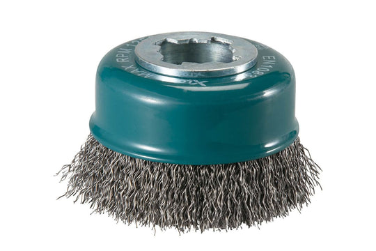 Makita X-LOCK 75mm Crimped Steel Cup Brush