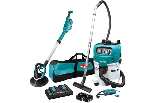 Makita Dk0171Mux1 18V Lxt Brushless Drywall Sander And M-Class Vacuum