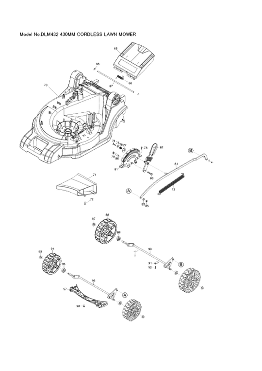 Makita Front Shaft 165668-0