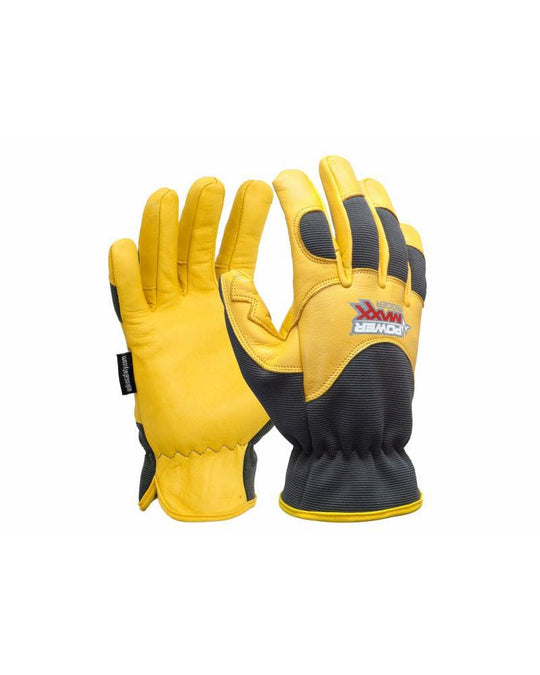 PowerMaxx Rigger Gloves – Premium Cowhide Work Gloves