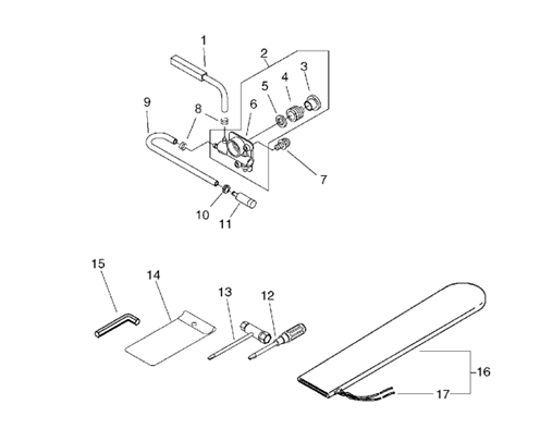 Echo Oil Pipe 43721039931