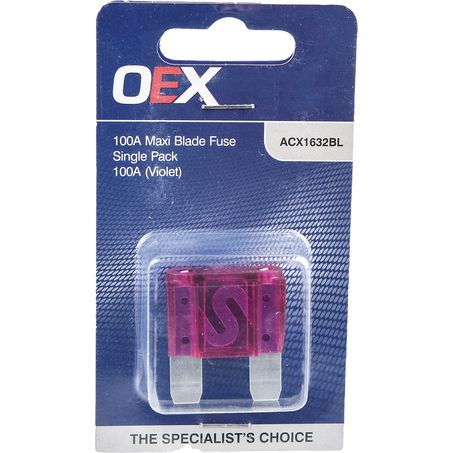 ACX1632BL - OEX Maxi Blade Fuse, 100a Violet - Single Pack