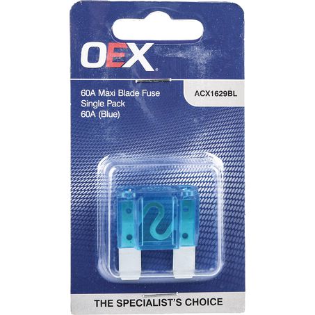 ACX1629BL - OEX Maxi Blade Fuse, 60a Blue - Single Pack