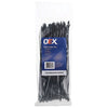 ACX1331 - OEX Black Nylon Cable Ties - 2.5mm X 200mm - Pack Of 100 - SES Direct Ltd
