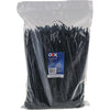 ACX1443-1000 - OEX Black Nylon Cable Ties - 4.8mm X 300mm - Pack Of 1000 - SES Direct Ltd