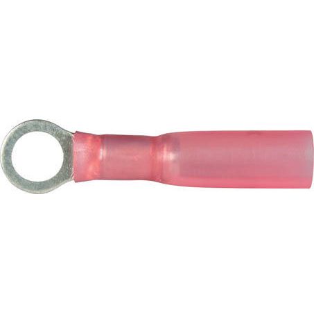ACX3176 - OEX Crimp Terminal Ring Red Id 5mm Heat Shrinkable 50 Pce