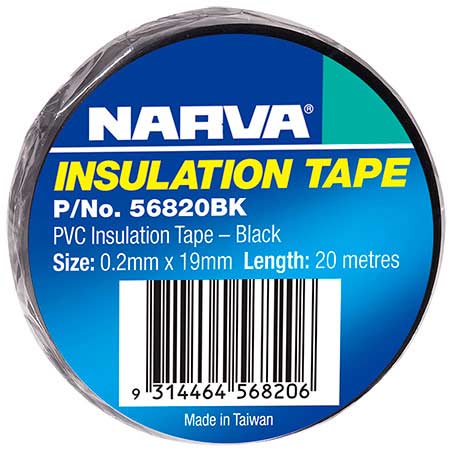 Narva 56820bk - Adhesive Pvc Insulation Tape
