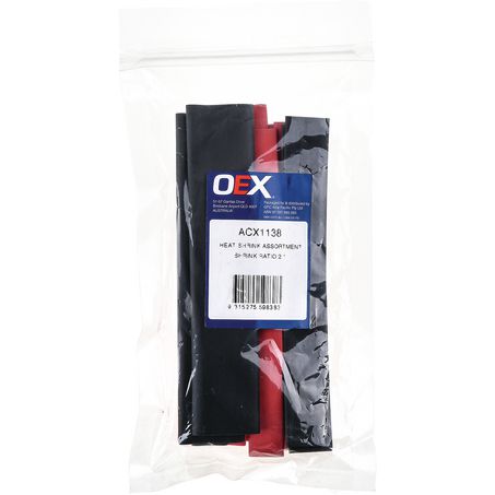ACX1138 - OEX Heat Shrink Assortment Kit 9-18.2mm