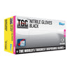 160001 - TGC Nitrile Gloves Black 100 Pack - Small - SES Direct Ltd