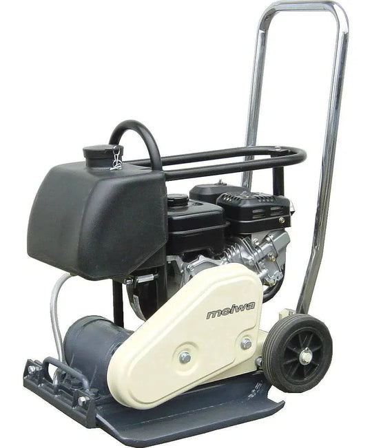 Meiwa Plate Compactor HP60TPW W/ Wheel Kit & Water Tank (GX120)