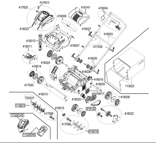 Blade Assy, Scarifier