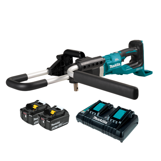 Makita LXT DDG461PT2 18V X 2 Earth Auger 5AH - Kit