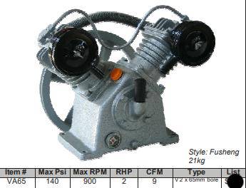 Air Compressor Pump - 2 Cylinder Va65