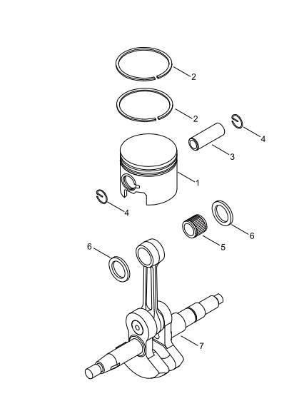 Genuine Shindaiwa Piston Ring #A101000470_Aac
