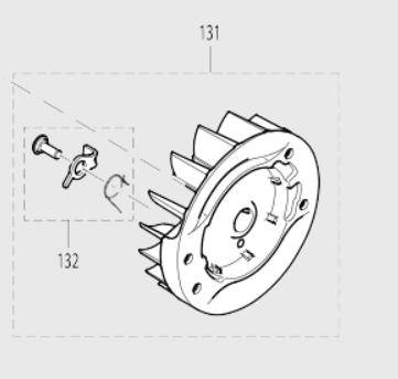 Makita Flywheel Cpl Ea6100P #130141101