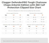Clogger Defenderpro Chaps Arborist (360 Calf Wrap Clipped)-Chainsaw Chaps-SES Direct Ltd