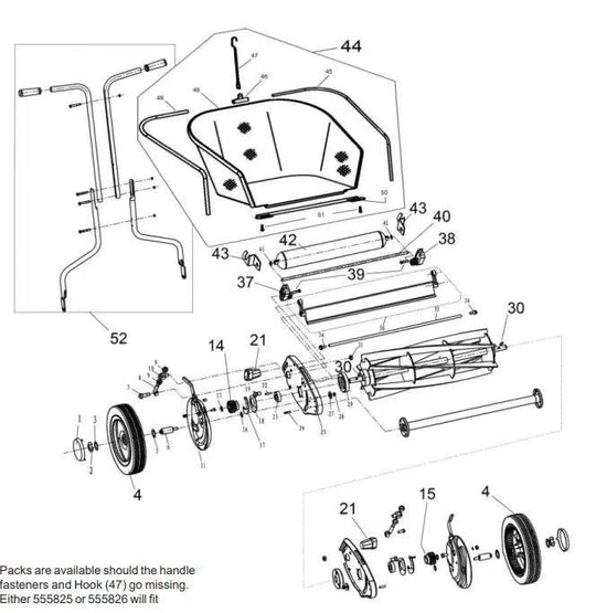 Bracket-Roller, Rh 460H/Mow
