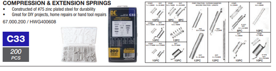 Compression & Extension Springs Kit
