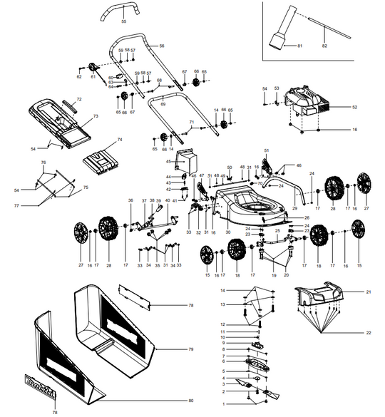 Makita Blade Set Complete Plm4614P #671 005 094