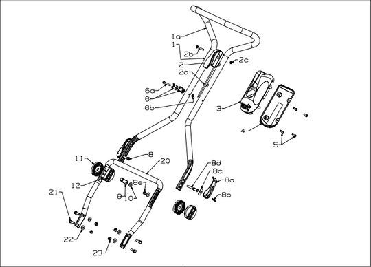 Nut, M 8 Hex Nyloc X 8Thkzp