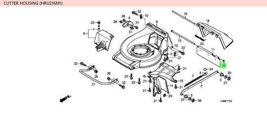 Honda NUT, PUSH, 8MM 90301-VA3-J01